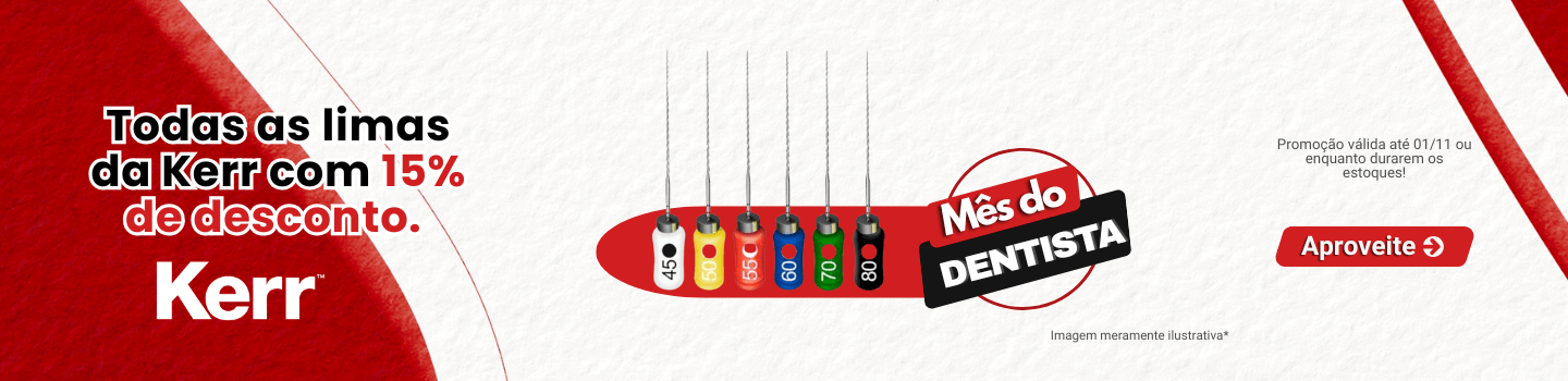 15% de Desconto em todas as Limas da KERR - 1440 x 350
